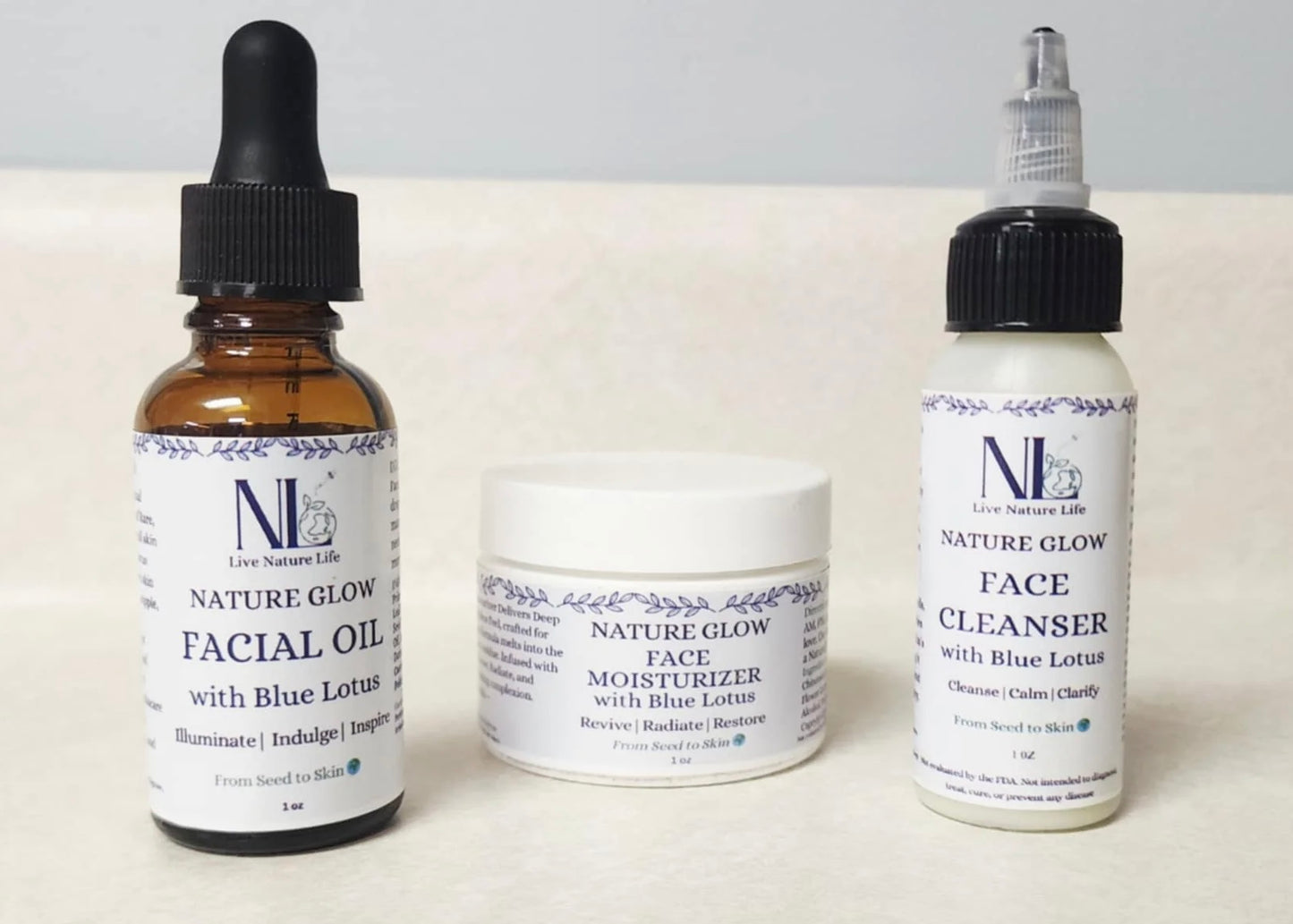 Blue Lotus Lux Face Set